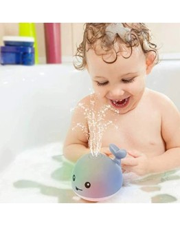 Детска играчка за баня кит със светлини и фонтан